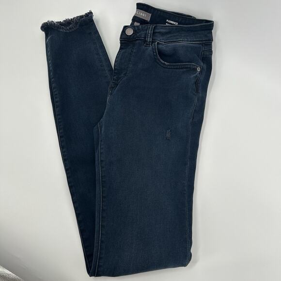 DL1961 Women's Florence Mid Rise Instasculpt Skinny Jeans SIZE 27 Long - Picture 16 of 16
